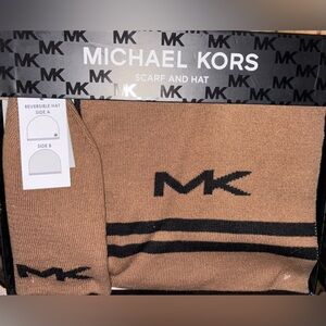 Michael Kors Scarf & Hat Set